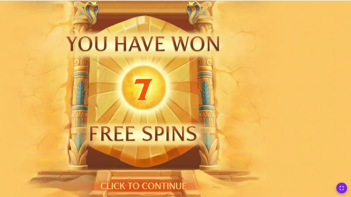 Interface do jogo de slot Reel of Ra com elementos egípcios e bobinas douradas